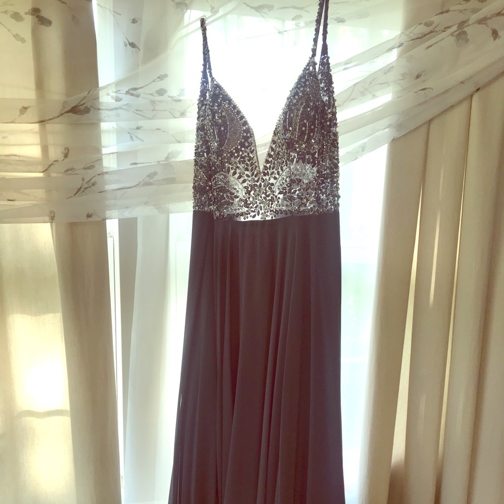 Prom , formal gown